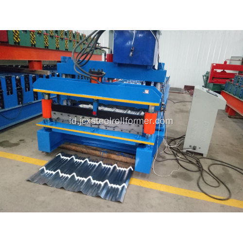 Galvanis Aluminium Metal Roof Tile Roll Forming Machine